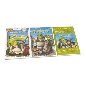 Shrek Movie Collection 1 & 2 DVD Plus Shrek 2 Party CD